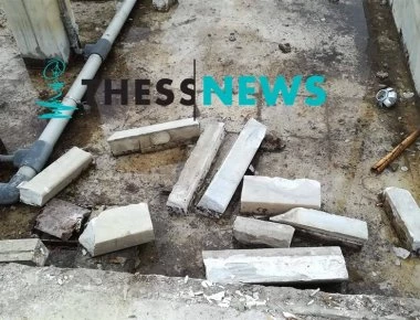 Βομβαρδισμένο τοπίο η νότια πύλη της ΔΕΘ μετά τα χθεσινά επεισόδια (φωτό)